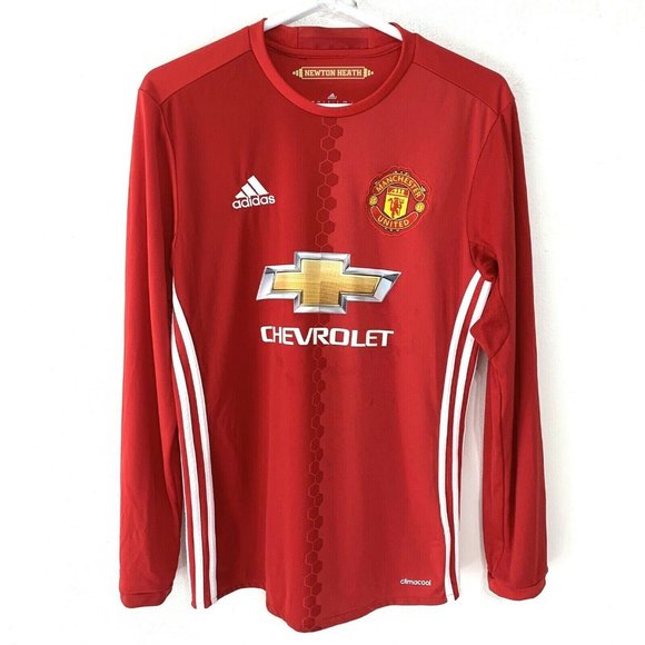 adidas Other - ADIDAS MANCHESTER UNITED CHEVROLET RED LONG SLEEVE